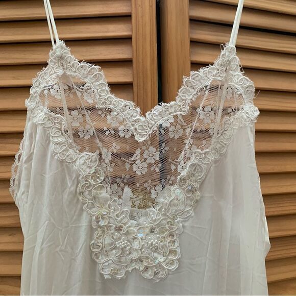 Vintage Victoria Secret Gold Label Maxi Slip Dress Small - Picture 2 of 8